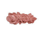 Broche Trois Roses en Résine. Rose 5.372€ #50639BR0015